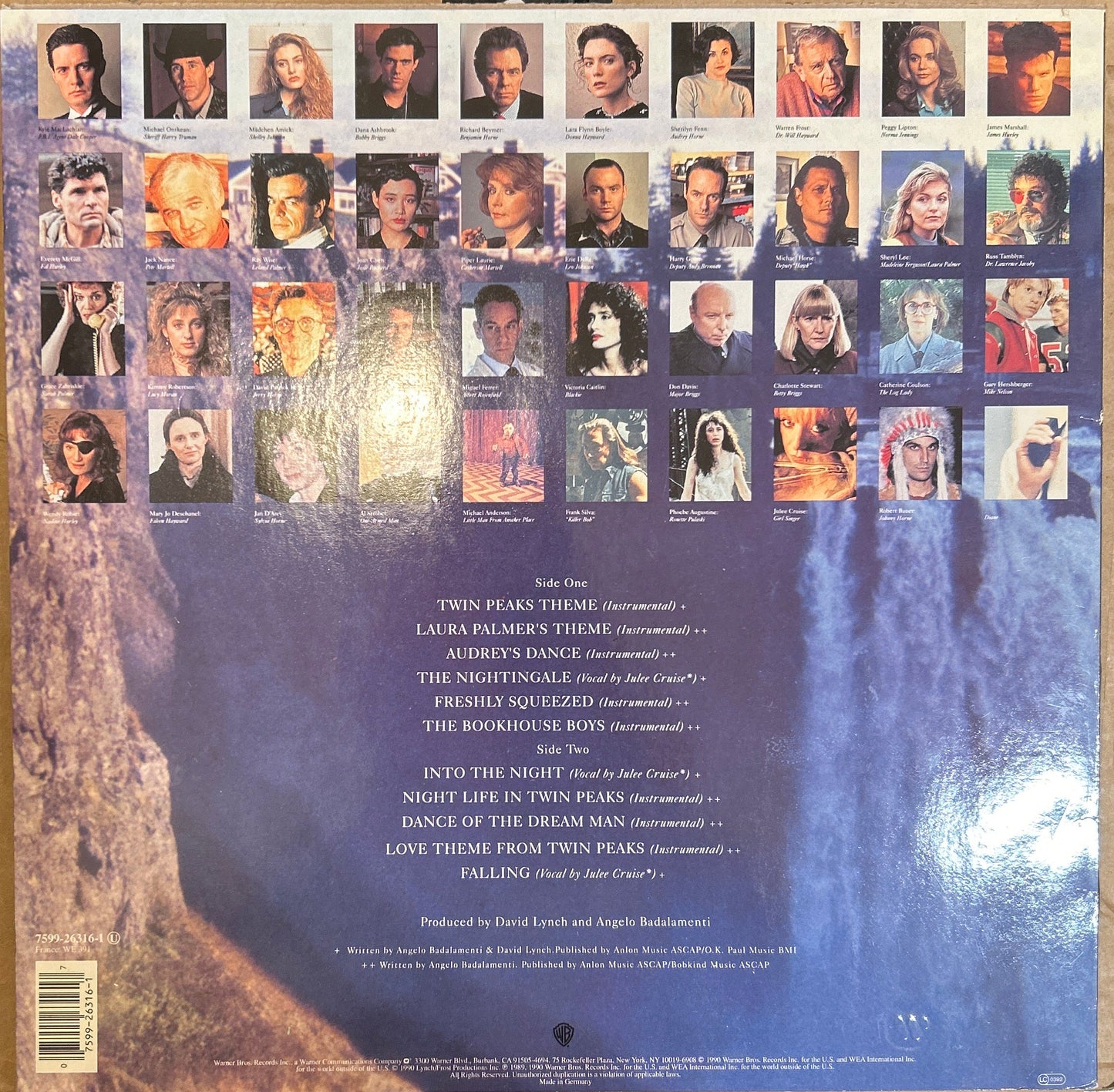 LP Banda Sonora -  Angelo Badalamenti ‎– Music From Twin Peaks 2ª Mano