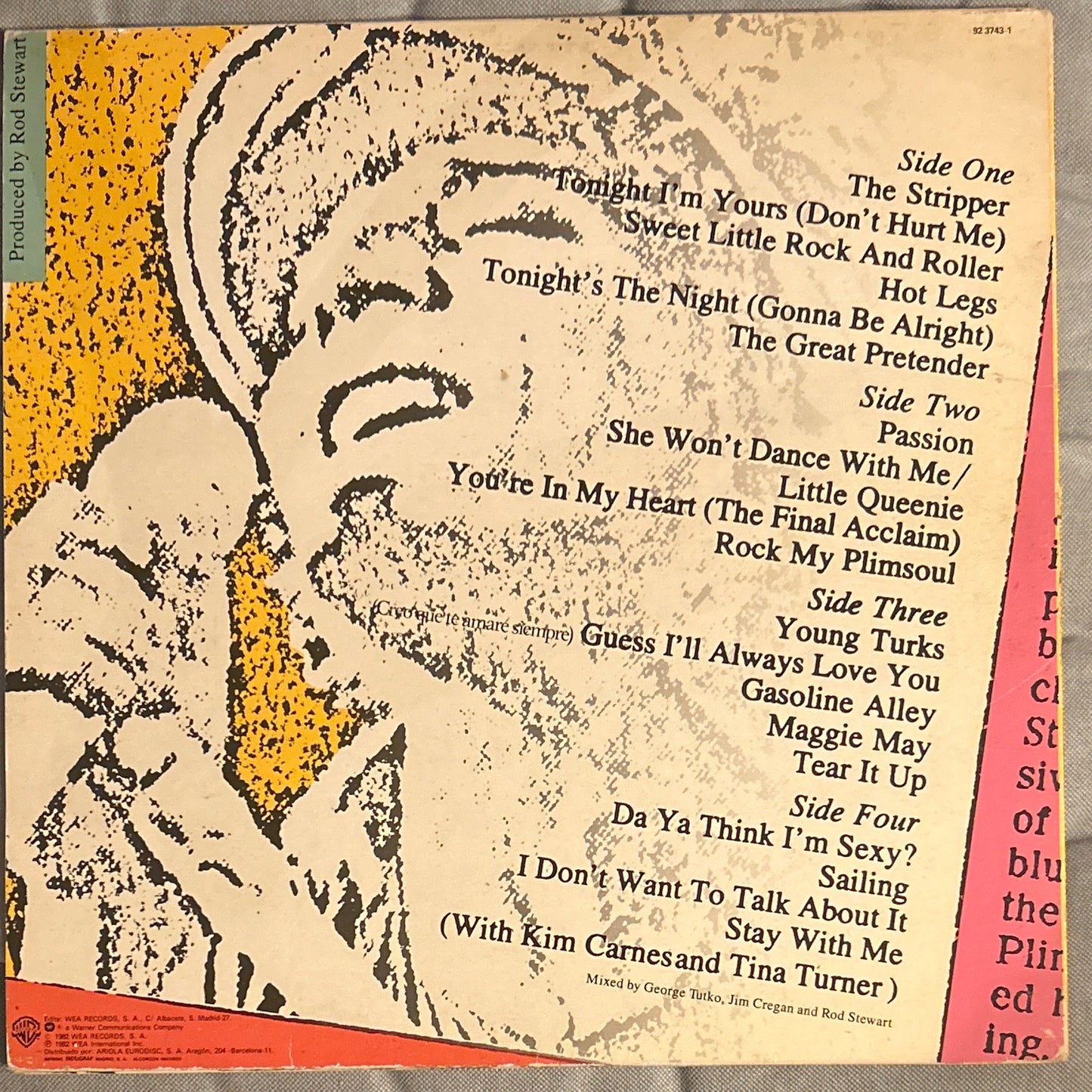 LP Rod Stewart ‎– Absolutely Live 2ª Mano