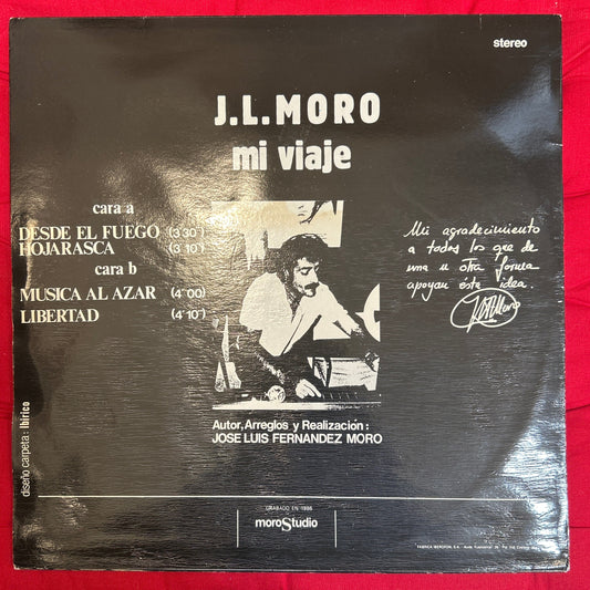 LP J. L. Moro ‎– Mi Viaje 2ª Mano