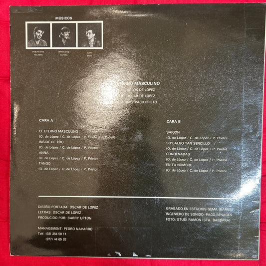 LP El Eterno Masculino ‎– En Tu Nombre 2ª mano
