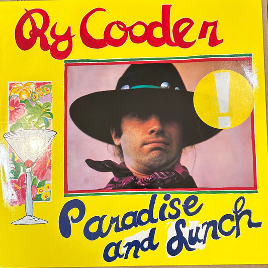 LP Ry Cooder ‎– Paradise And Lunch 2ª Mano