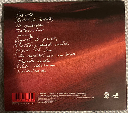 CD Corcobado ‎– Editor De Sueños 2ª Mano