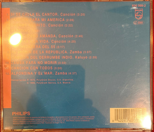 CD Mercedes Sosa ‎– Gracias A La Vida 2ª Mano