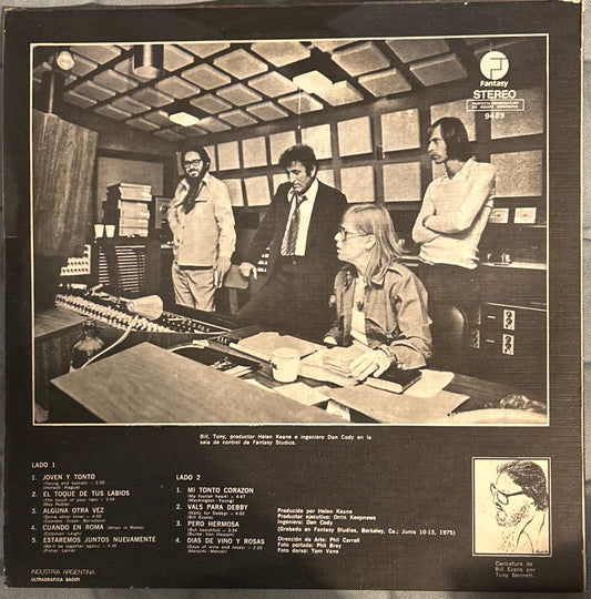 LP Tony Bennett / Bill Evans – The Tony Bennett Bill Evans Album 2ª Mano