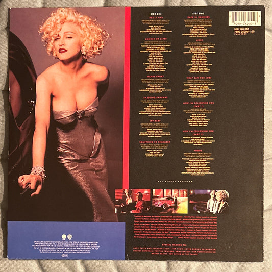 LP Banda Sonora - Madonna – I'm Breathless (Music From And Inspired By The Film Dick Tracy) 2ª mano
