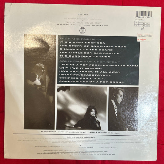 LP The Style Council ‎– Confessions Of A Pop Group 2ª mano