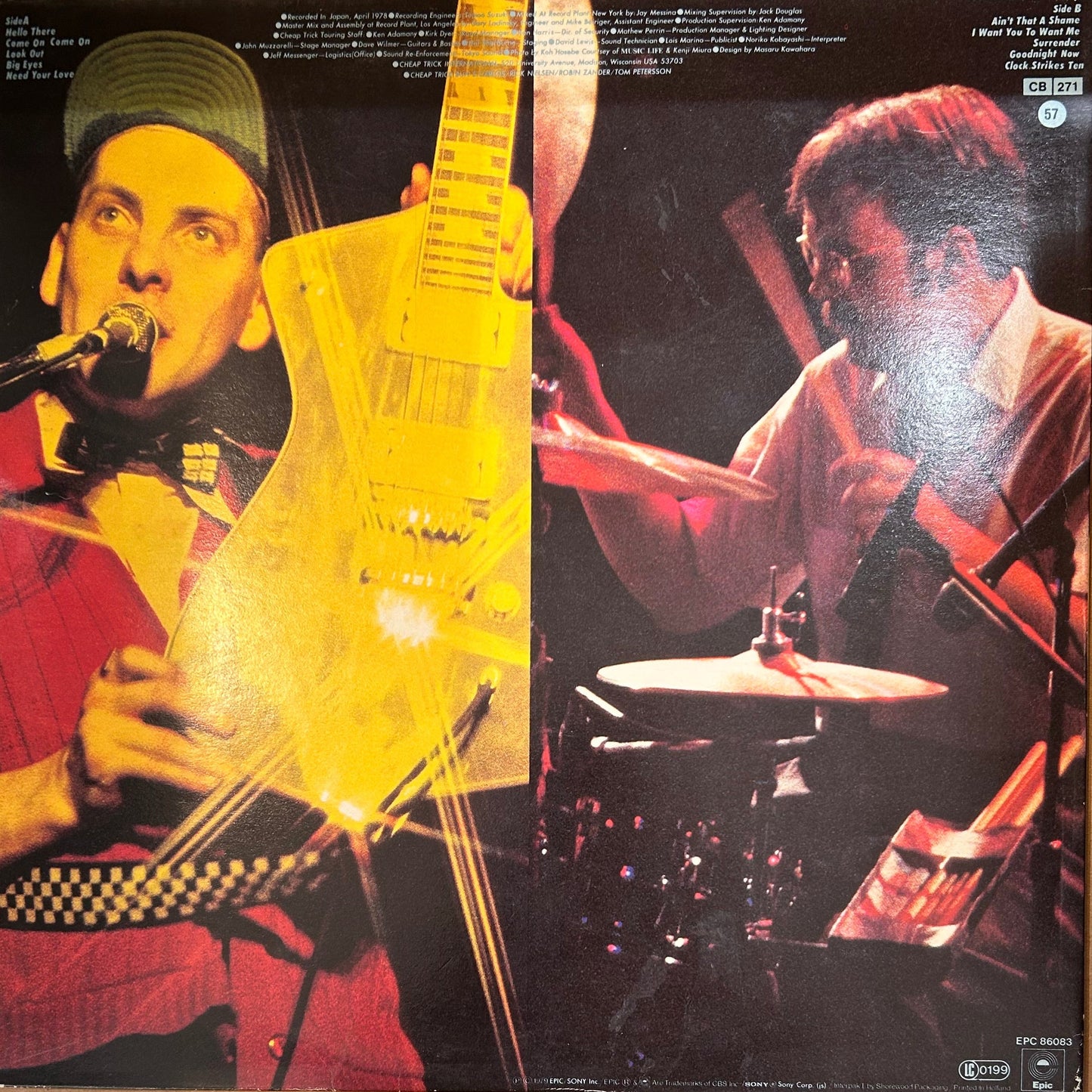 LP Cheap Trick ‎– Cheap Trick At Budokan 2ª mano
