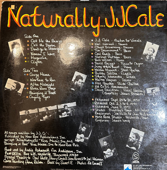 LP J.J. Cale – Naturally 2ª Mano