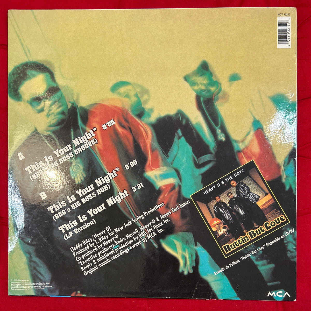 MAXISINGLE Heavy D. & The Boyz ‎– This Is Your Night 2ª Mano
