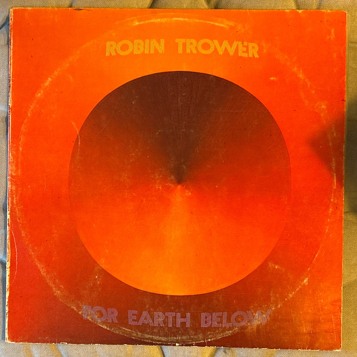 LP Robin Trower ‎– For Earth Below 2ª Mano
