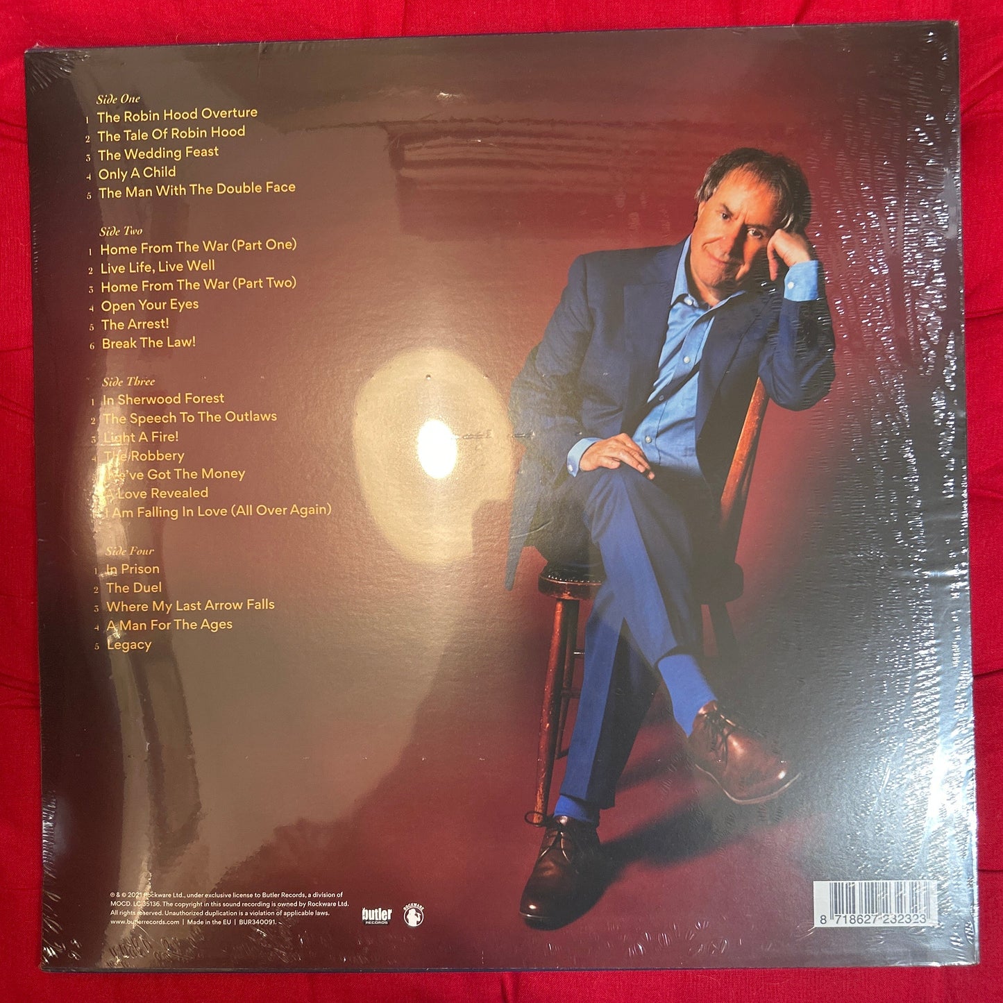 LP Chris de Burgh ‎– The Legend Of Robin Hood Nuevo precintado