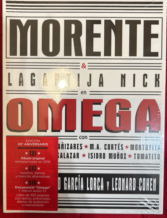 DVD Morente & Lagartija Nick  ‎– Omega Nuevo precintado