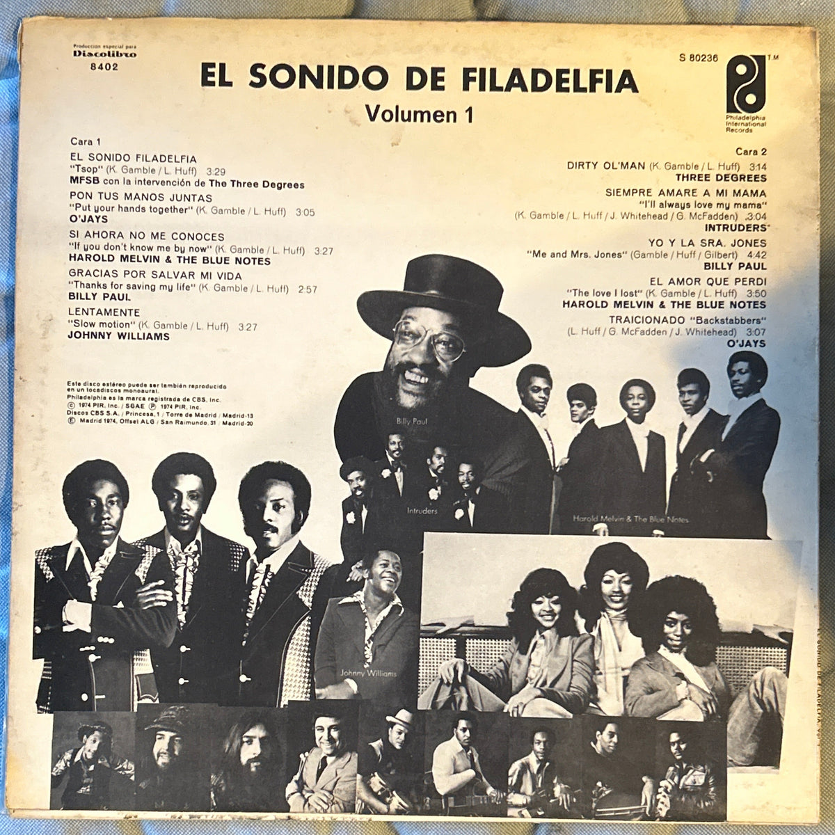 LP V/A ‎– El Sonido De Filadelfia Vol. 1 2ª Mano