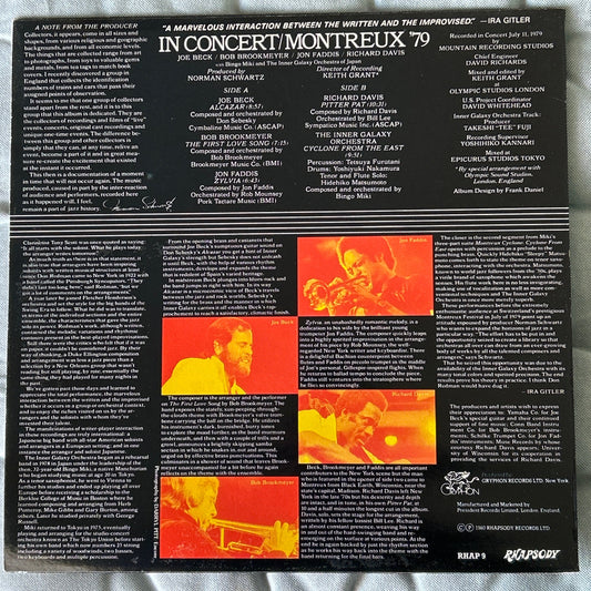LP V/A ‎– In Concert / Montreux '79 2ª Mano