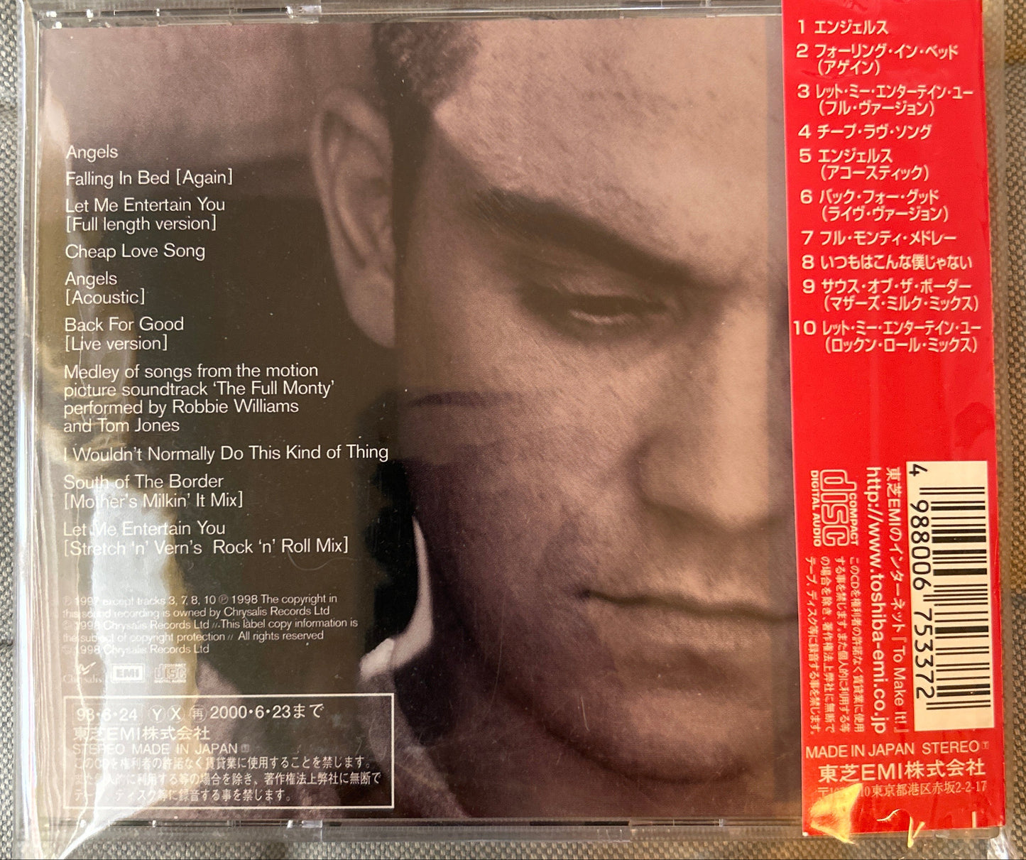 CD Robbie Williams ‎– Angels 2ª Mano