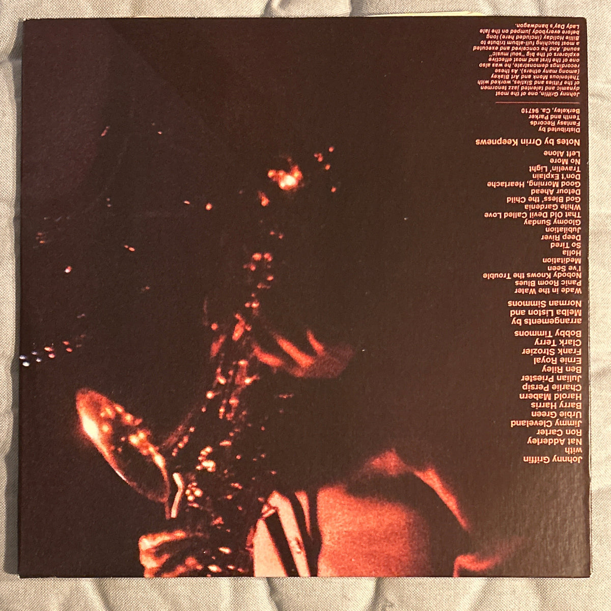 LP Johnny Griffin ‎– Big Soul 2ª Mano