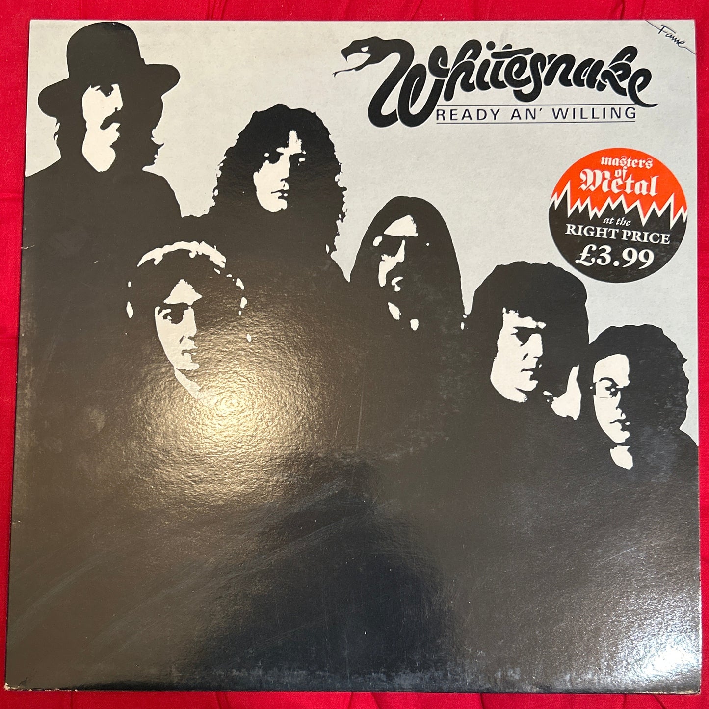 LP Whitesnake ‎– Ready An' Willing 2ª mano