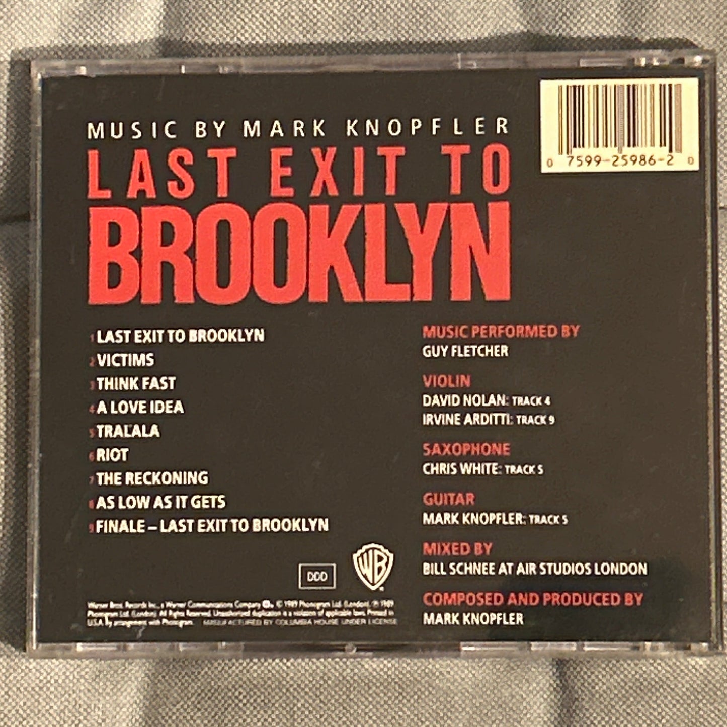CD Mark Knopfler – Last Exit To Brooklyn 2ª mano