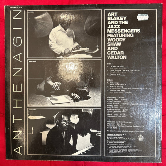 LP Art Blakey & The Jazz Messengers Featuring Woody Shaw & Cedar Walton – Anthenagin 2ª Mano