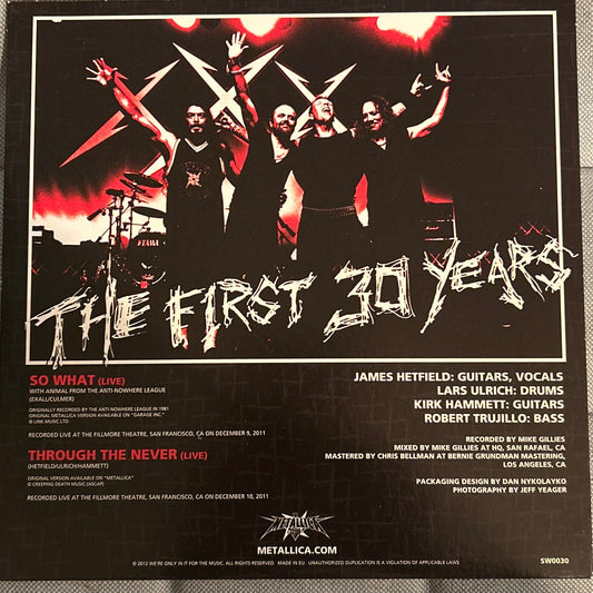 SINGLE Metallica ‎– The First 30 Years + Metal Hammer Magazine 2ª mano