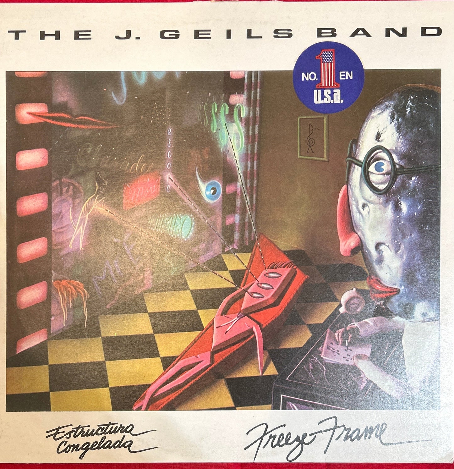 LP The J. Geils Band – Freeze-Frame = Estructura Congelada 2ª mano