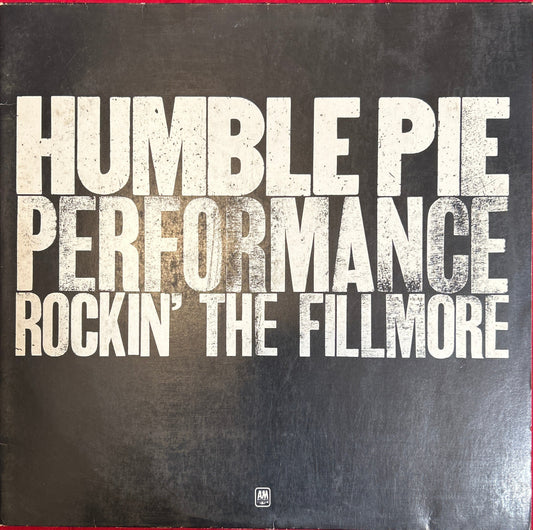 LP Humble Pie ‎– Performance: Rockin' The Fillmore 2ª mano