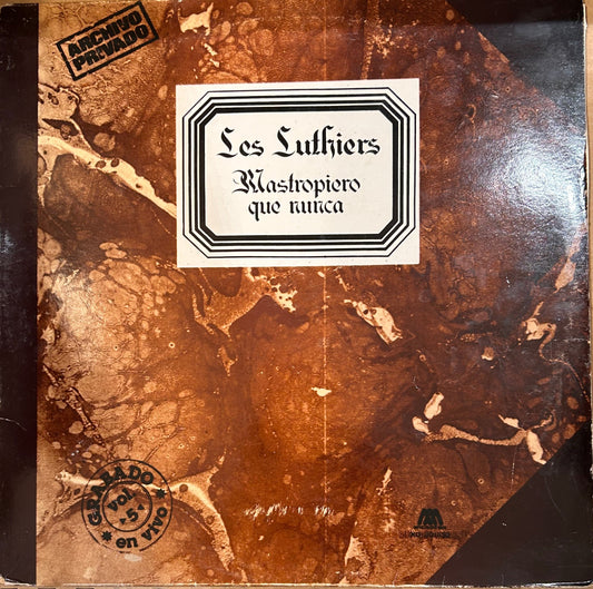 LP Les Luthiers ‎– Mastropiero Que Nunca 2ª mano (Producto exclusivo recogida en tienda)