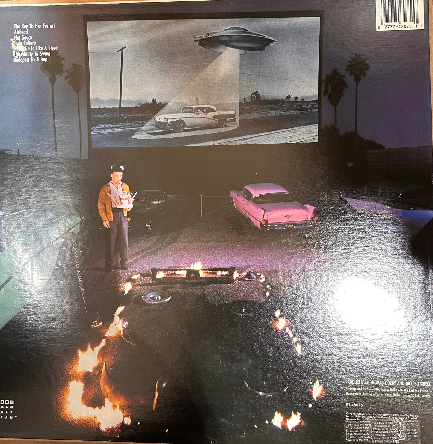 LP Thomas Dolby ‎– Aliens Ate My Buick 2ª mano