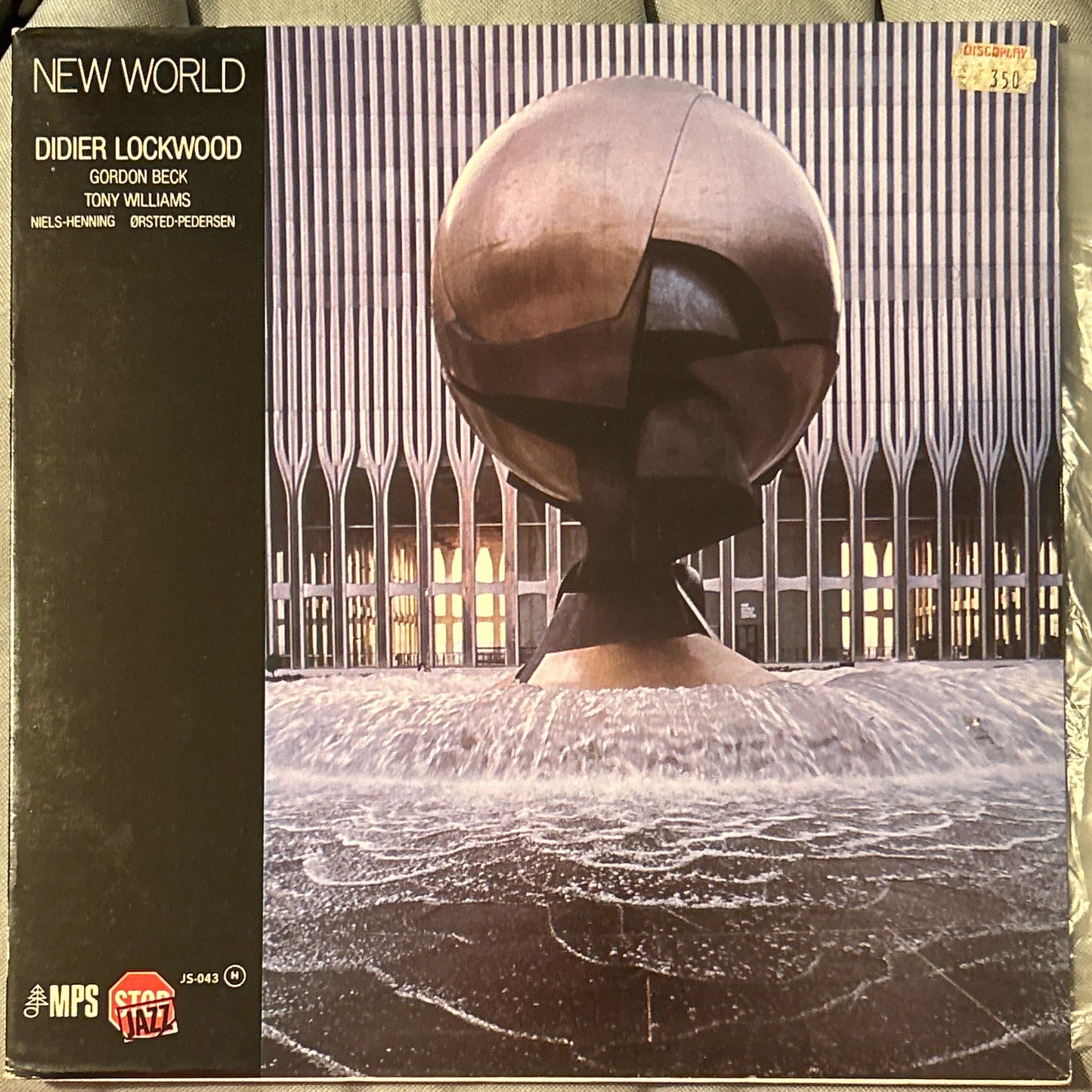LP Didier Lockwood, Gordon Beck, Tony Williams, Niels-Henning Ørsted Pedersen ‎– New World 2ª Mano