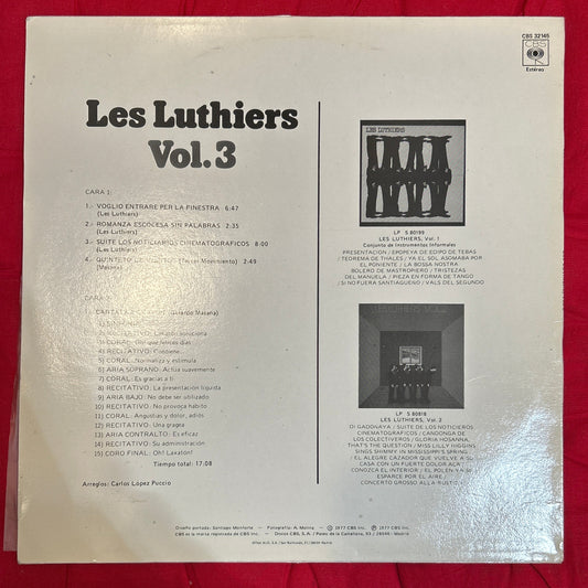 LP Les Luthiers ‎– Vol. 3 2ª mano