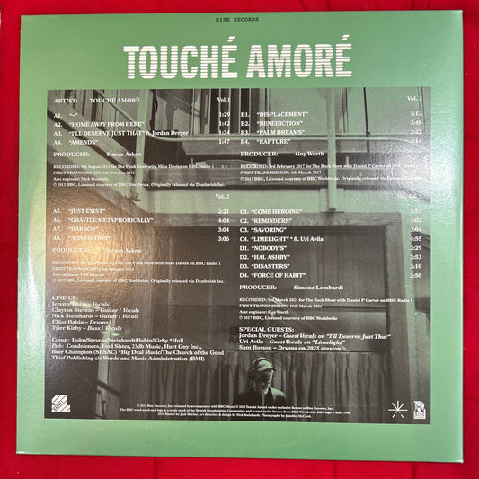 LP Touché Amoré ‎– Chasing Brightness: The Complete BBC Sessions 2011-2025 2ª Mano