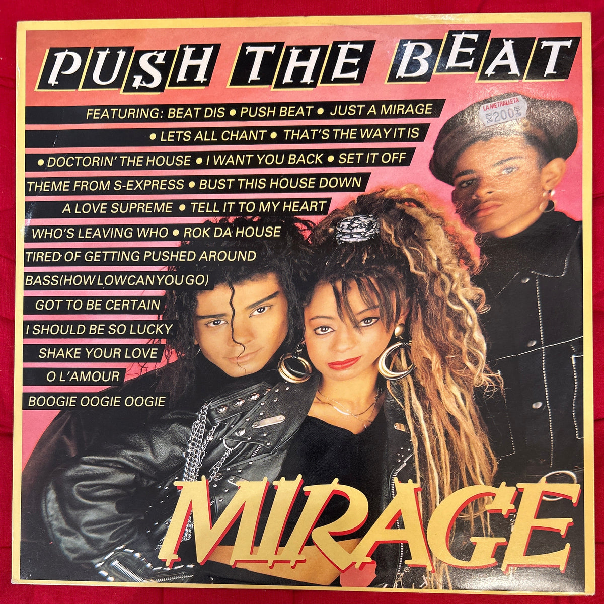 MAXISINGLE Mirage  ‎– Push The Beat 2ª Mano