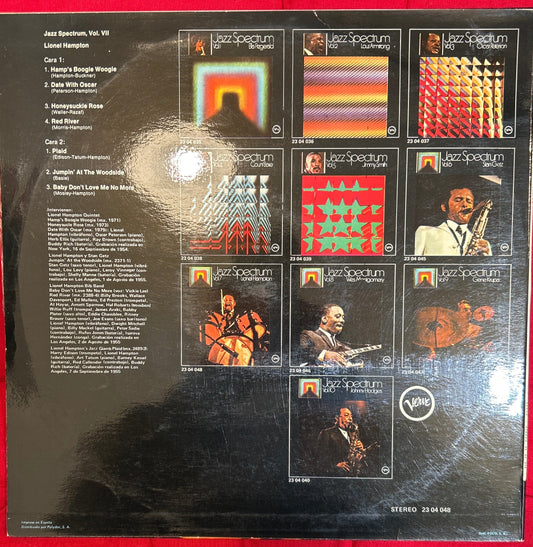 LP Lionel Hampton ‎– Jazz Spectrum Vol. 7 2ª Mano (Producto exclusivo recogida en tienda)
