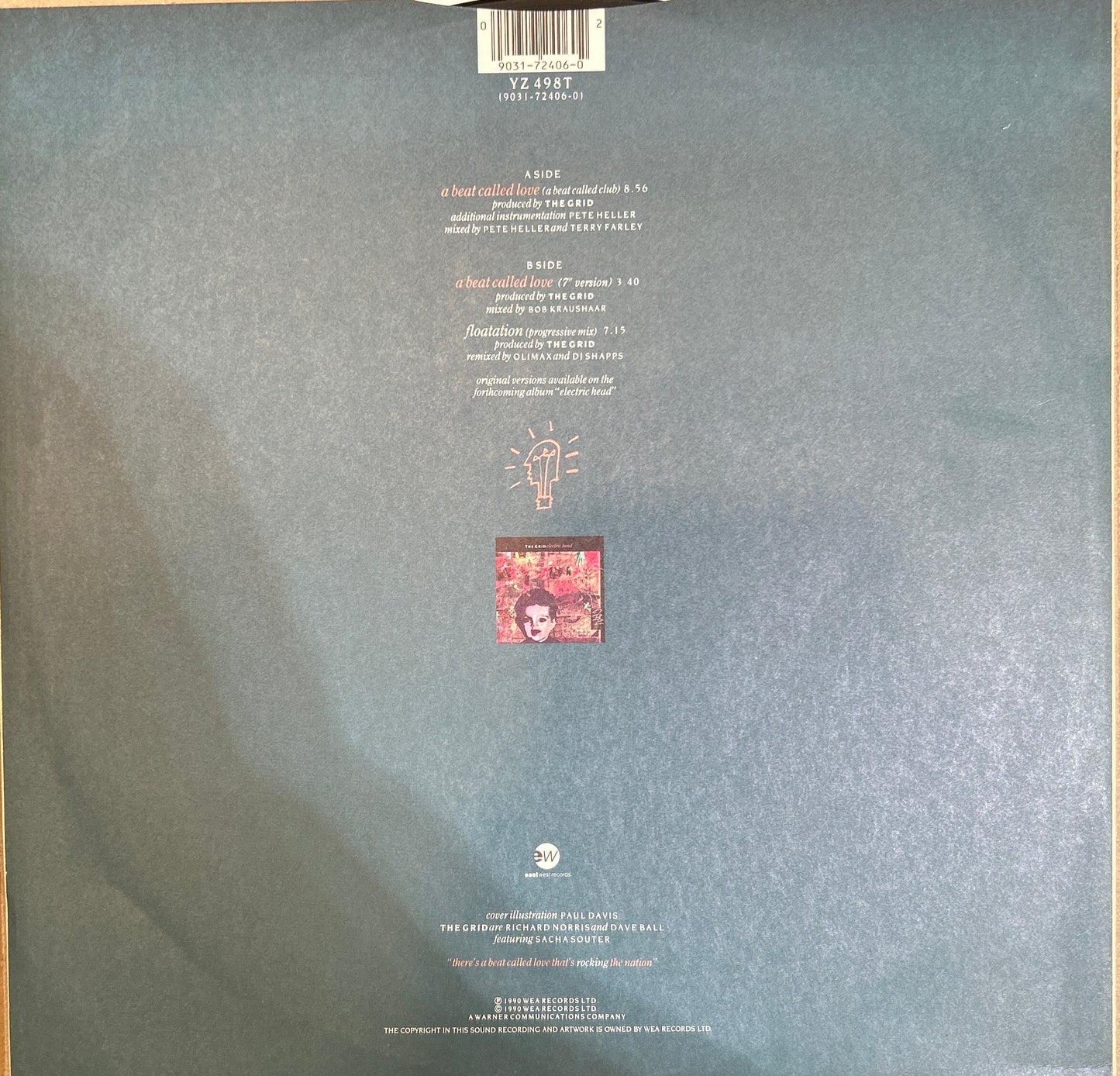 MAXISINGLE The Grid – A Beat Called Love 2ª Mano