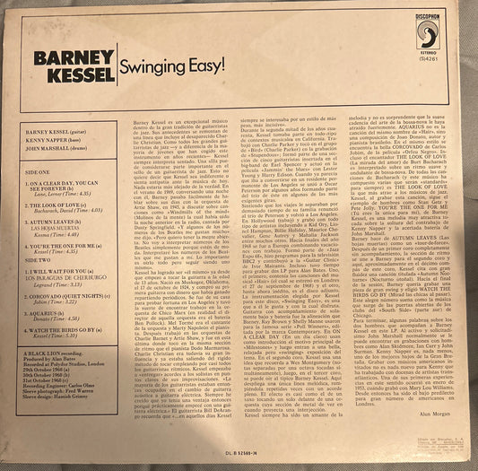 LP Barney Kessel ‎– Swinging Easy! 2ª Mano