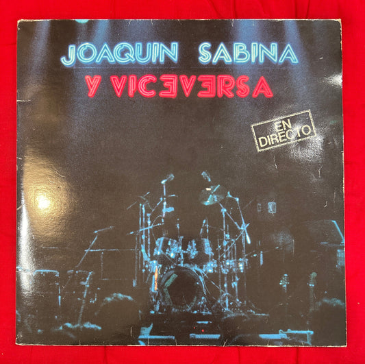 LP Joaquín Sabina Y Viceversa ‎– En Directo 2ª Mano