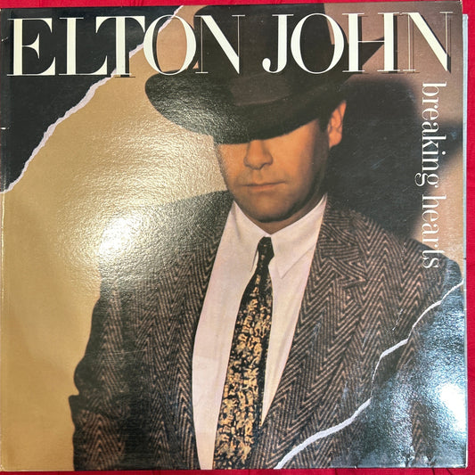 LP Elton John ‎– Breaking Hearts 2ª mano