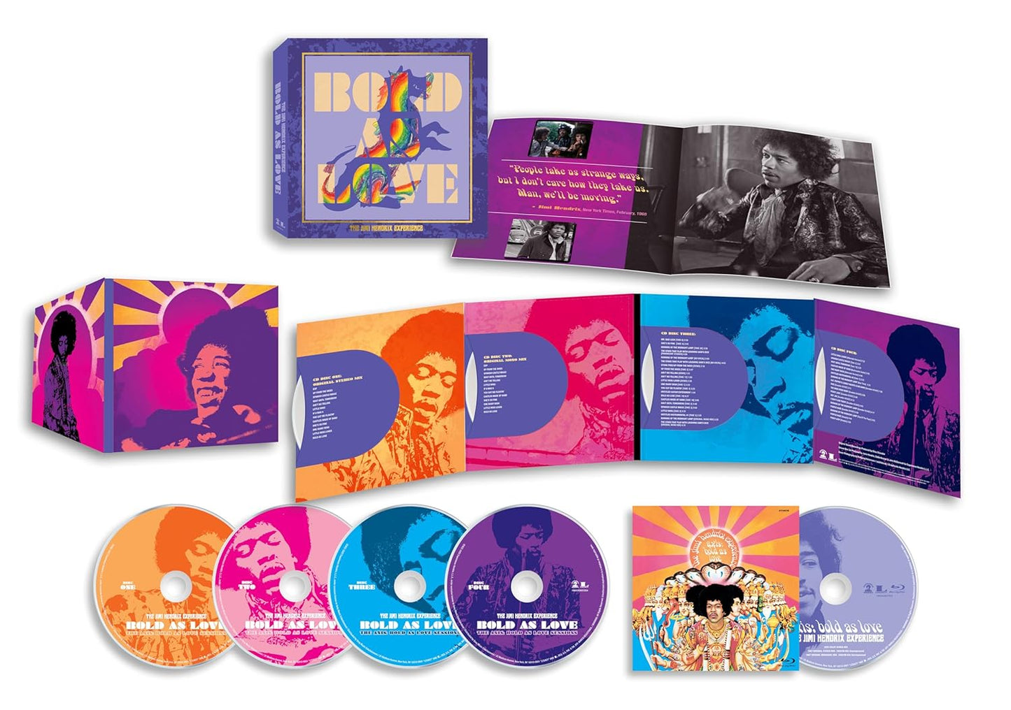 LPBOX The Jimi Hendrix Experience – Bold As Love (The Axis : Bold As Love Sessions)