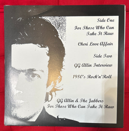 SINGLE GG Allin & The Jabbers – For Those Who Can Take It Raw Nuevo sin precintar