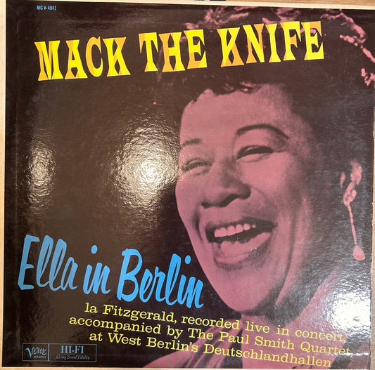 LP Ella Fitzgerald ‎– Mack The Knife - Ella In Berlin 2ª Mano