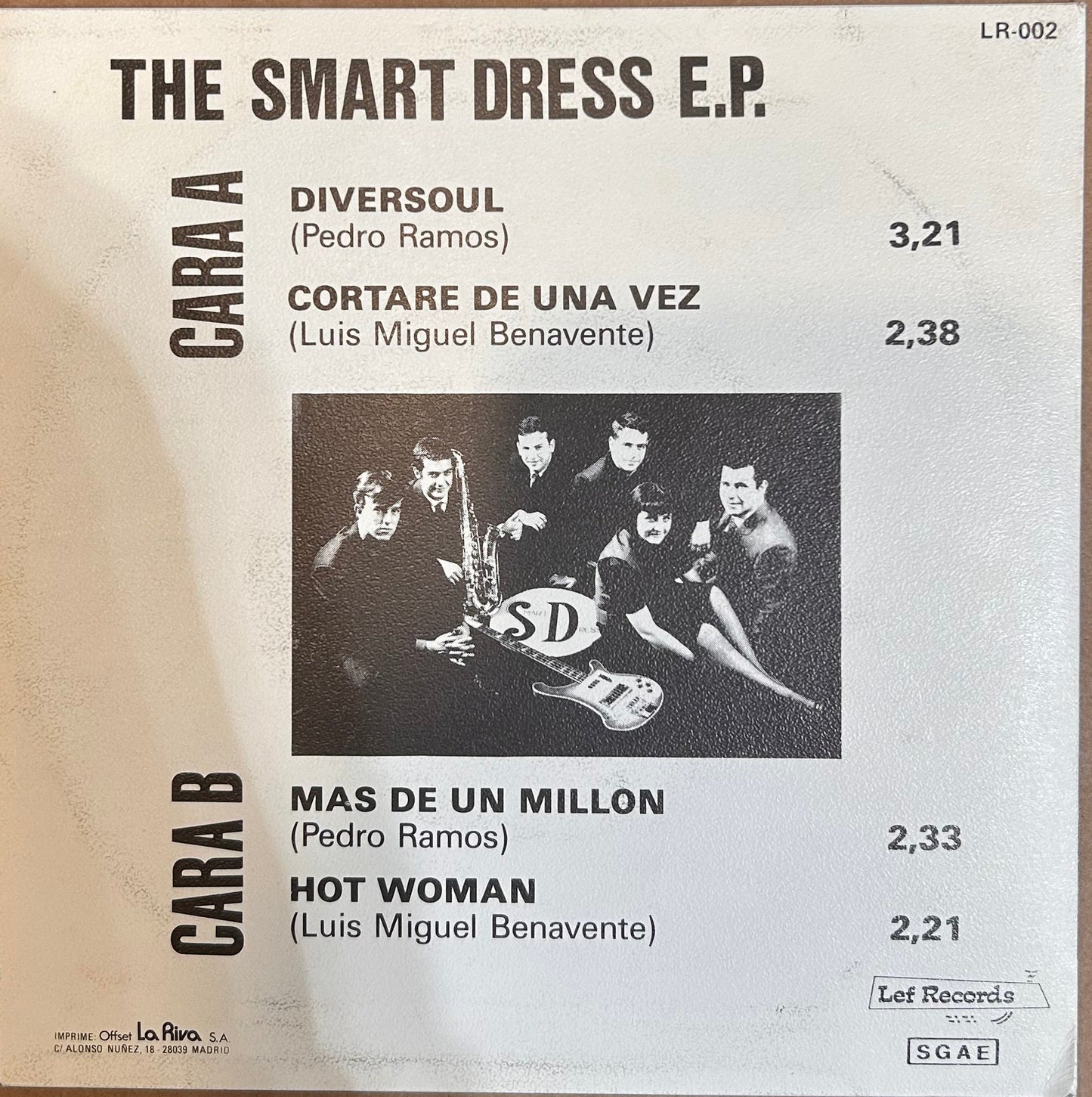 SINGLE Smart Dress ‎– Más De Un Millón 2ª Mano