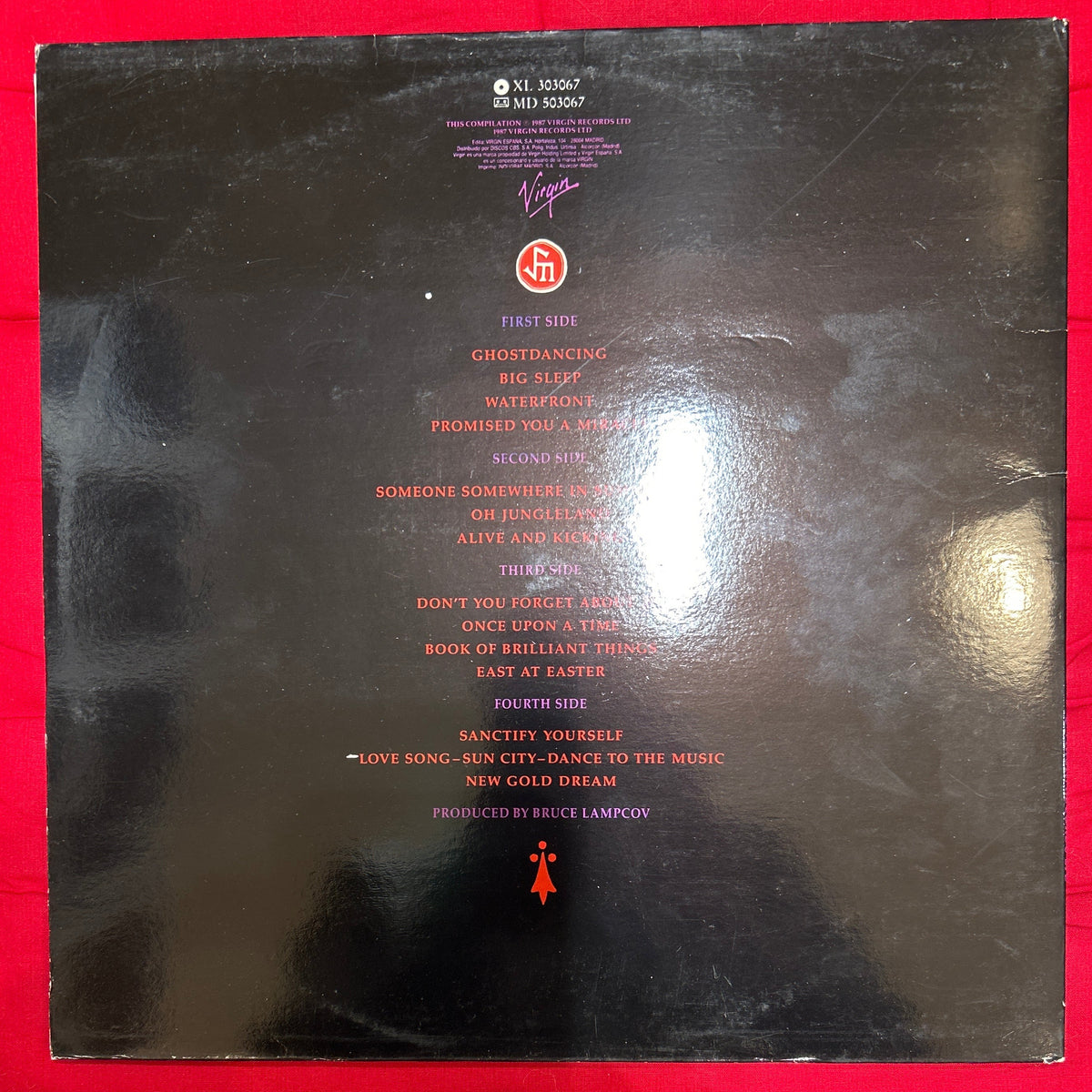 LP Simple Minds – Live In The City Of Light 2ª Mano