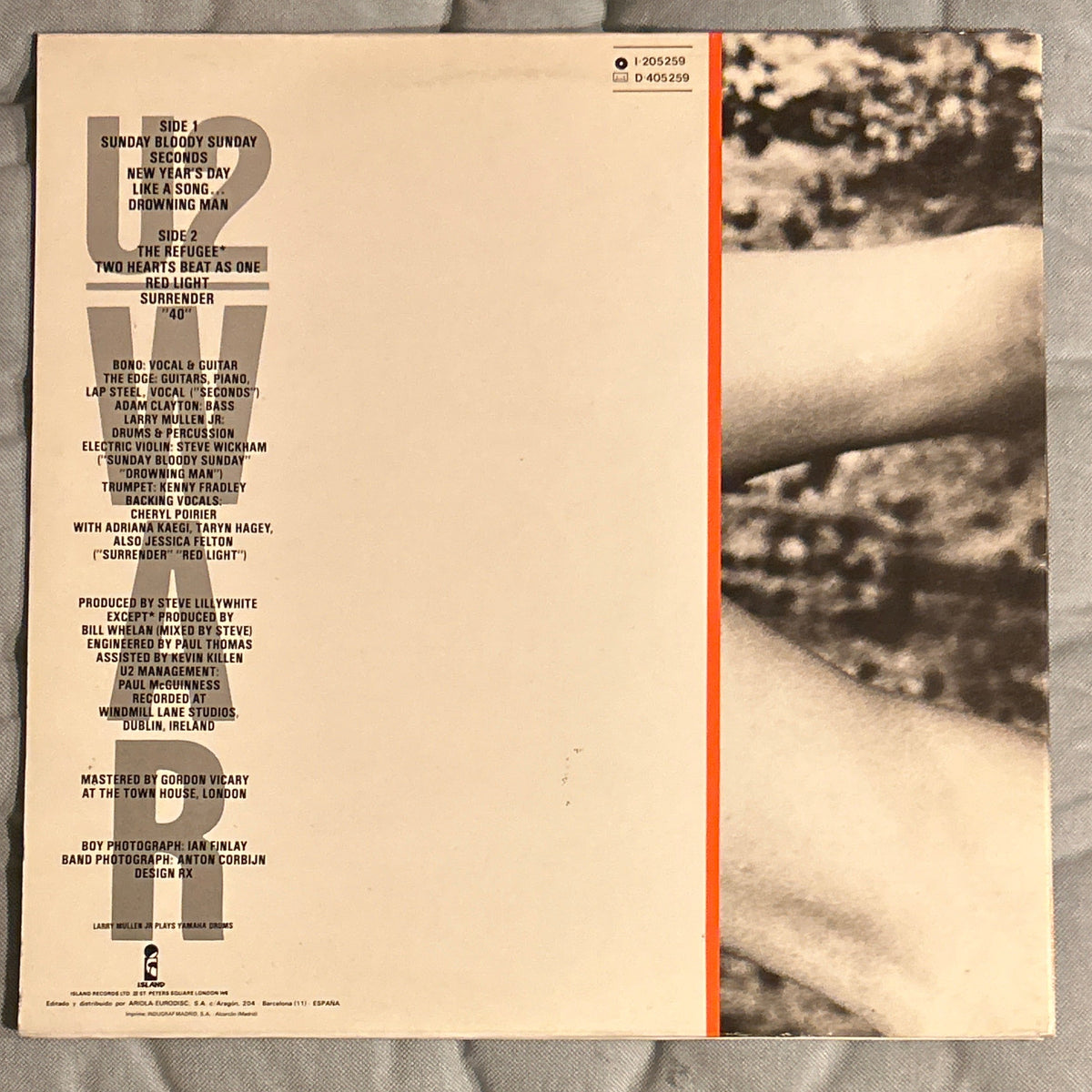 LP U2 ‎– War 2ª Mano