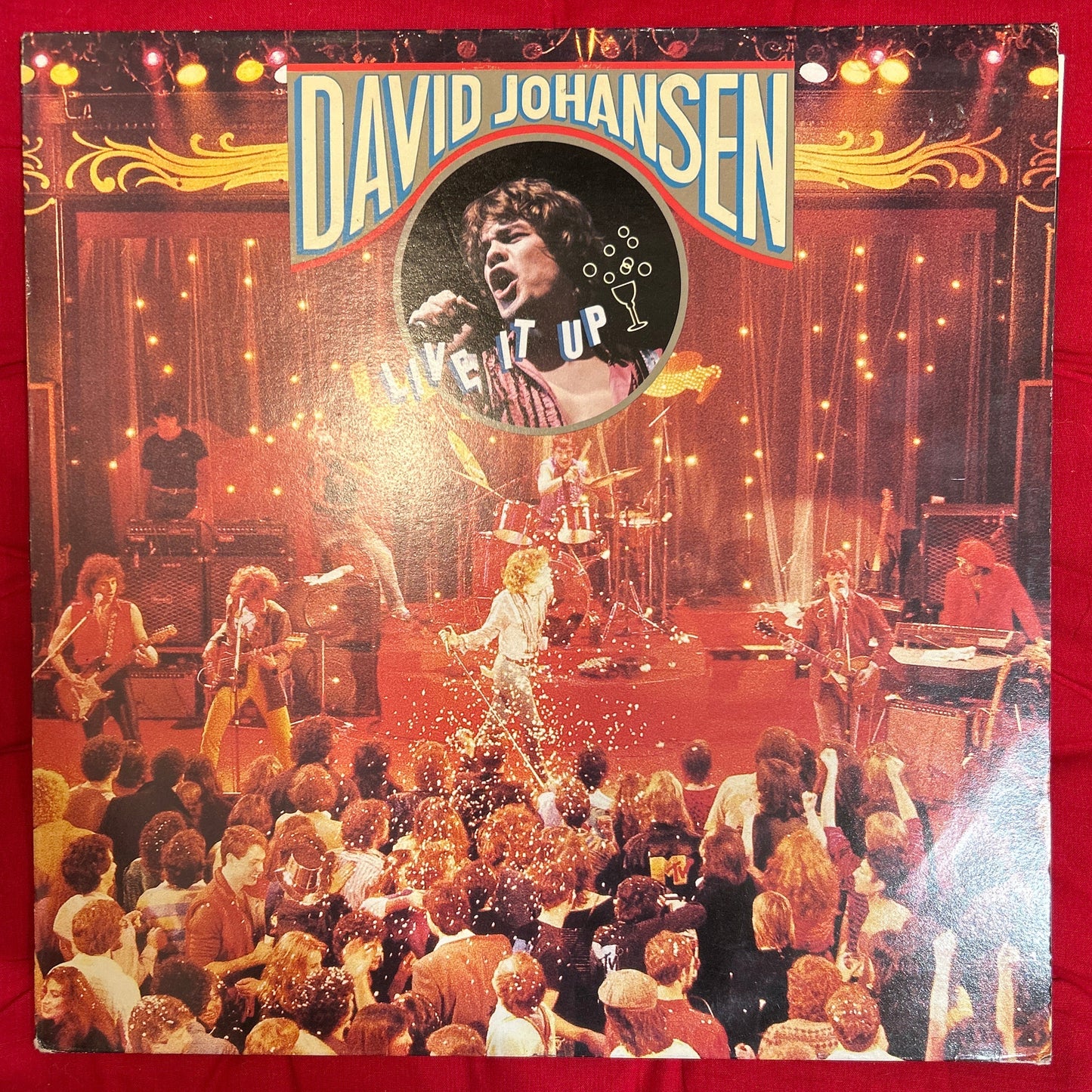 LP David Johansen ‎– Live It Up 2ª Mano