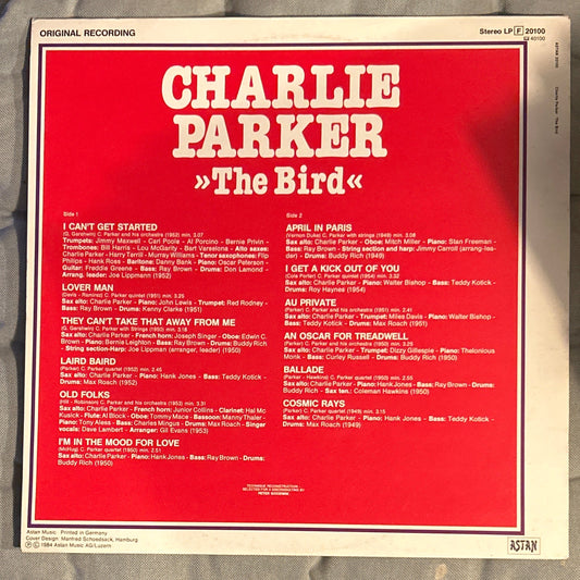 LP Charlie Parker ‎– The Bird 2ª Mano