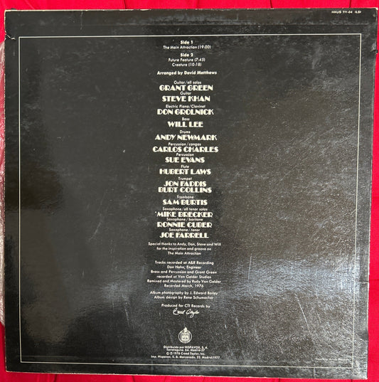 LP Grant Green With Hubert Laws ‎– The Main Attraction 2ª Mano