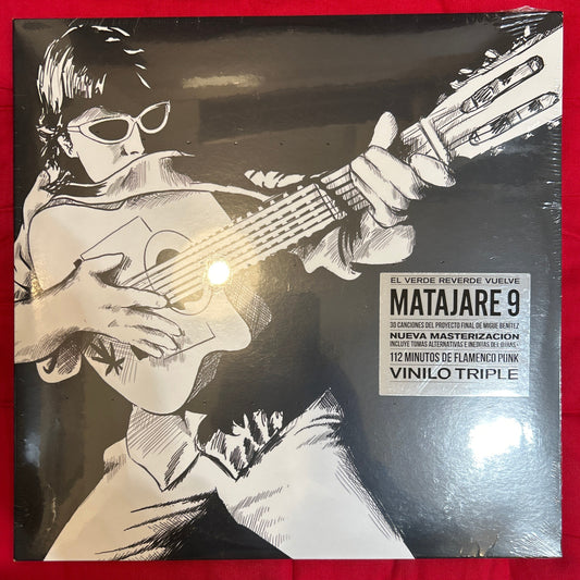 LP Migue Benítez ‎– Matajare 9 V.R.V. (Carpeta dañada) Nuevo precintado