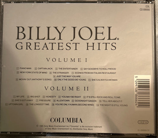 CD Billy Joel – Greatest Hits Volume I & Volume II 2ª Mano (Producto exclusivo recogida en tienda)