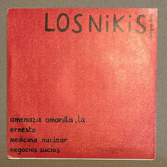 SINGLE Los Nikis ‎– La Amenaza Amarilla 2ª Mano