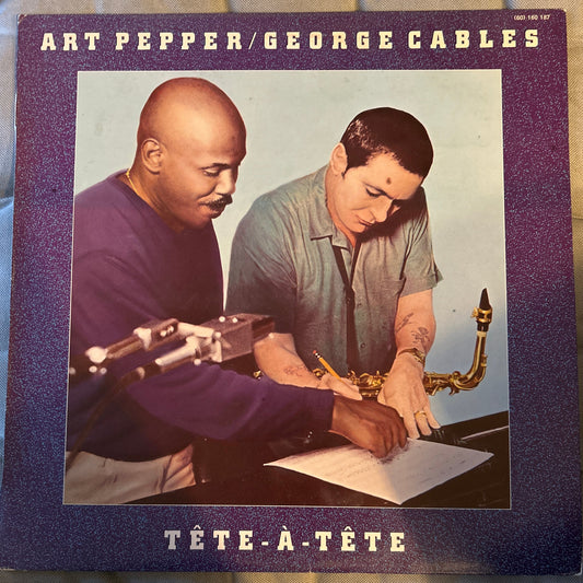 LP Art Pepper & George Cables – Tête-À-Tête 2ª Mano